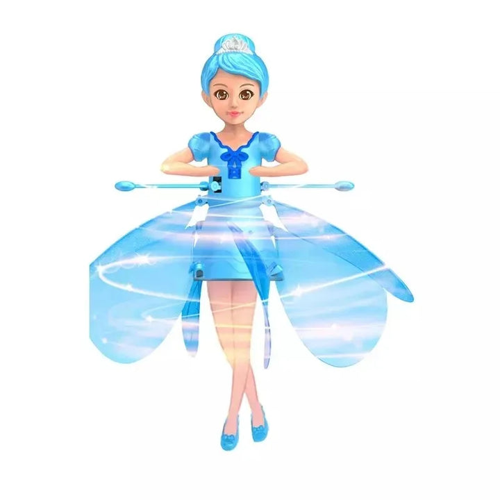 Innovative gesture control flying toy for kids, glowing with LED lights for a unique interactive experience.