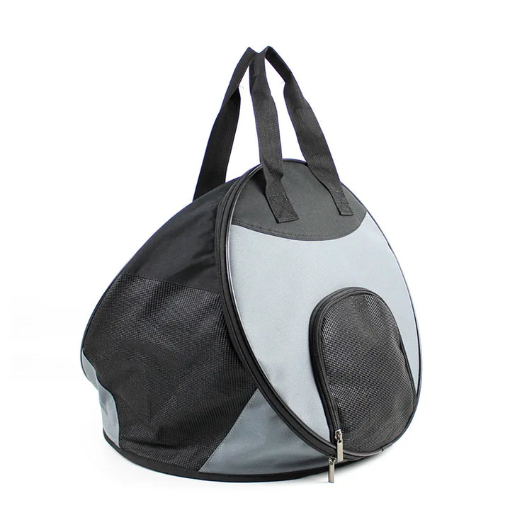 Pet carrier for small dogs & cats, car-friendly, foldable design, pet supplies.