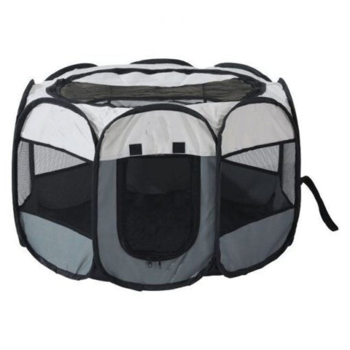 Outdoor pet house for dogs & cats, green, lightweight and foldable for easy transport