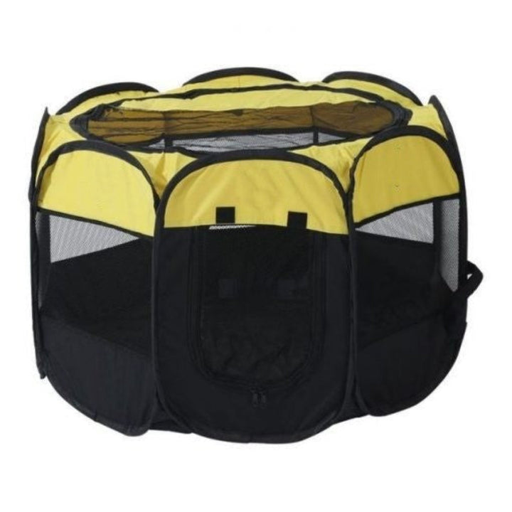 Grey pet accessory, a portable travel tent and bed for small dogs and cats