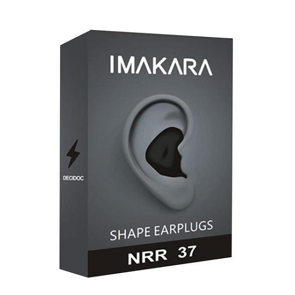 Gelbe, hypoallergene, geräuschreduzierende Ohrstöpsel, ergonomisch, wiederverwendbar, ideal für Ruhe und Komfort.