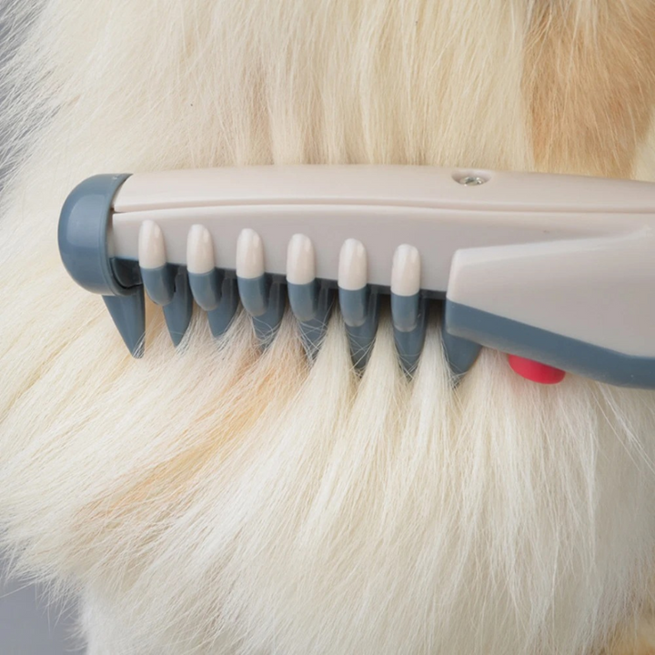 Premium gentle grooming brush for cats & dogs. Tangle-free detangler for effective shedding & fur care.