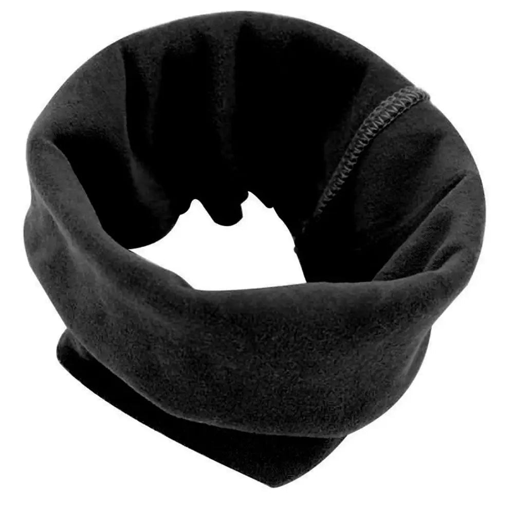 Grey pet snood for dogs, reduces noise and provides warmth and anxiety relief.