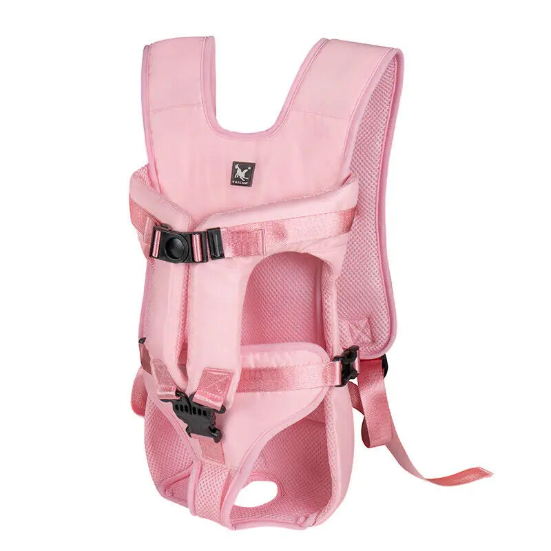 Travel gear pet carrier backpack for small dogs and cats, perfect for outdoor adventures.