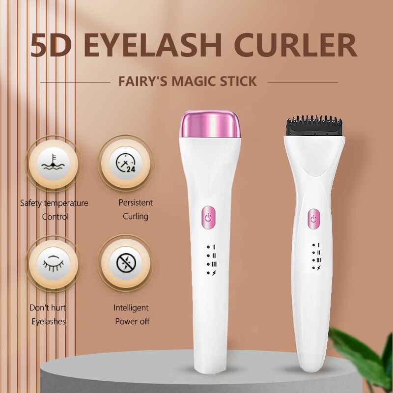 "Heizbare Wimpernzange für perfekte, langanhaltende Locken, 360° Schwung-Design, ideal für präzises Wimpernstyling."