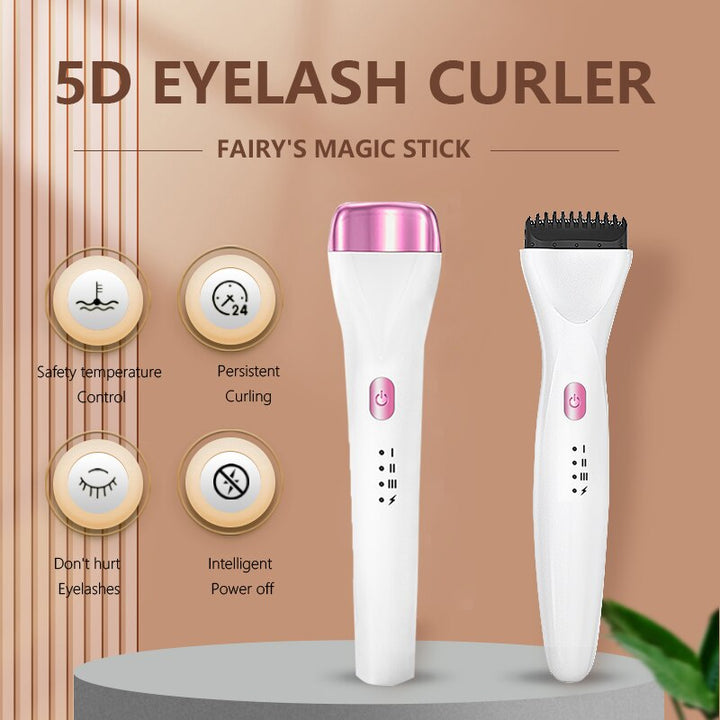 "Heizbare Wimpernzange für perfekte, langanhaltende Locken, 360° Schwung-Design, ideal für präzises Wimpernstyling."