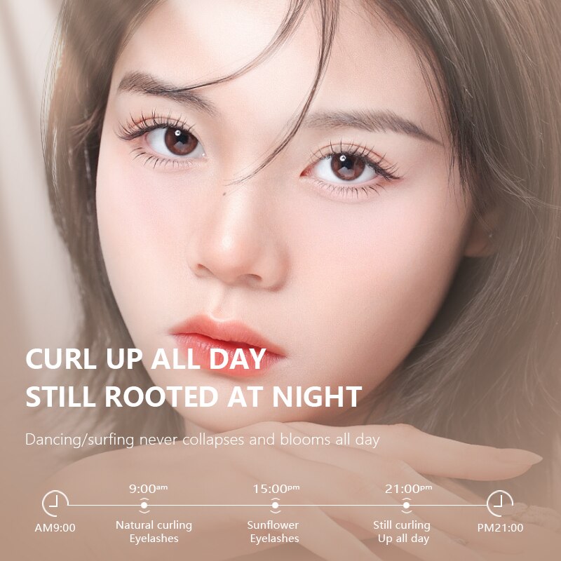 "Heizbare Wimpernzange für perfekte, langanhaltende Locken, 360° Schwung-Design, ideal für präzises Wimpernstyling."