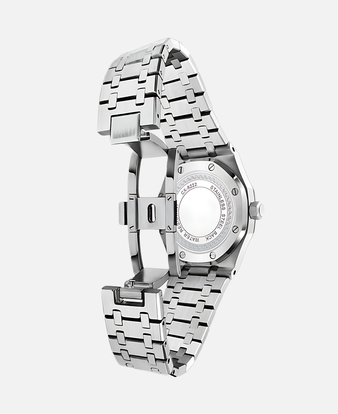 Herren Armbanduhr mit 41mm Edelstahlgehäuse, zeitlos elegant, minimalistisches Design, präzises Quarzwerk, stilvolles Zifferb