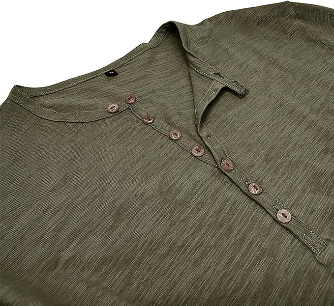 "Herren Casual Baumwolle Shirt, locker geschnitten, in Blau, Dunkelgrün, Schwarz, Weiß, atmungsaktiv, modisch."