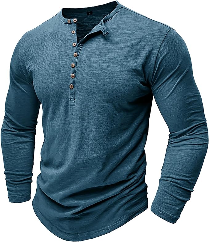 "Herren Casual Baumwolle Shirt, locker geschnitten, in Blau, Dunkelgrün, Schwarz, Weiß, atmungsaktiv, modisch."