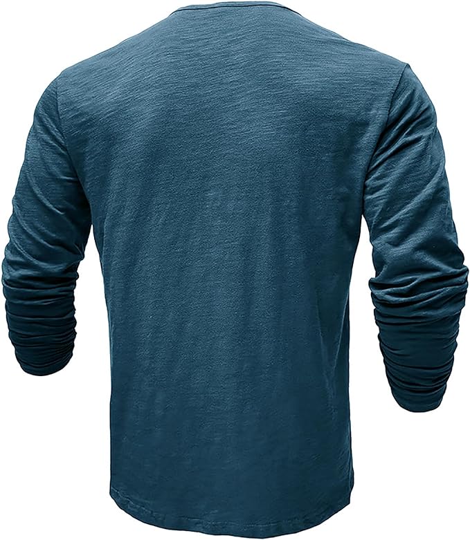 "Herren Casual Baumwolle Shirt, locker geschnitten, in Blau, Dunkelgrün, Schwarz, Weiß, atmungsaktiv, modisch."