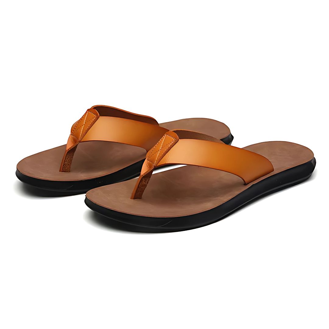 "Herren-Flip-Flops, bequem und stilvoll, perfekte Sandalen für den Sommer, aus robustem Material, leicht und atmungsaktiv."