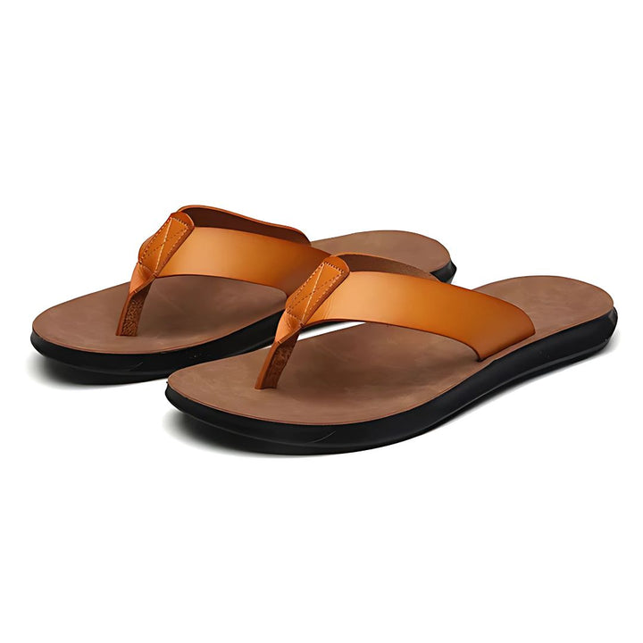 "Herren-Flip-Flops, bequem und stilvoll, perfekte Sandalen für den Sommer, aus robustem Material, leicht und atmungsaktiv."