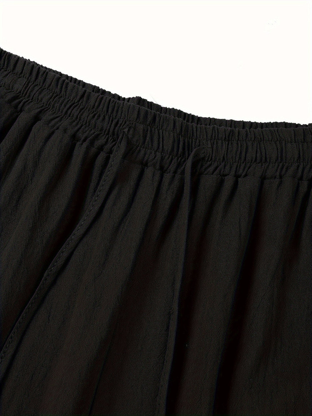 "Herren Leinenhosen groß, atmungsaktiv, beige, mit elastischem Bund, modisch und komfortabel für Freizeit"