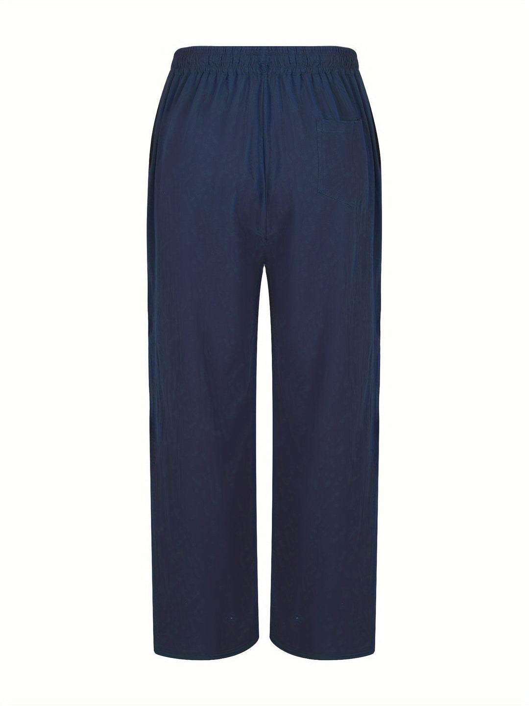 "Herren Leinenhosen groß, atmungsaktiv, beige, mit elastischem Bund, modisch und komfortabel für Freizeit"