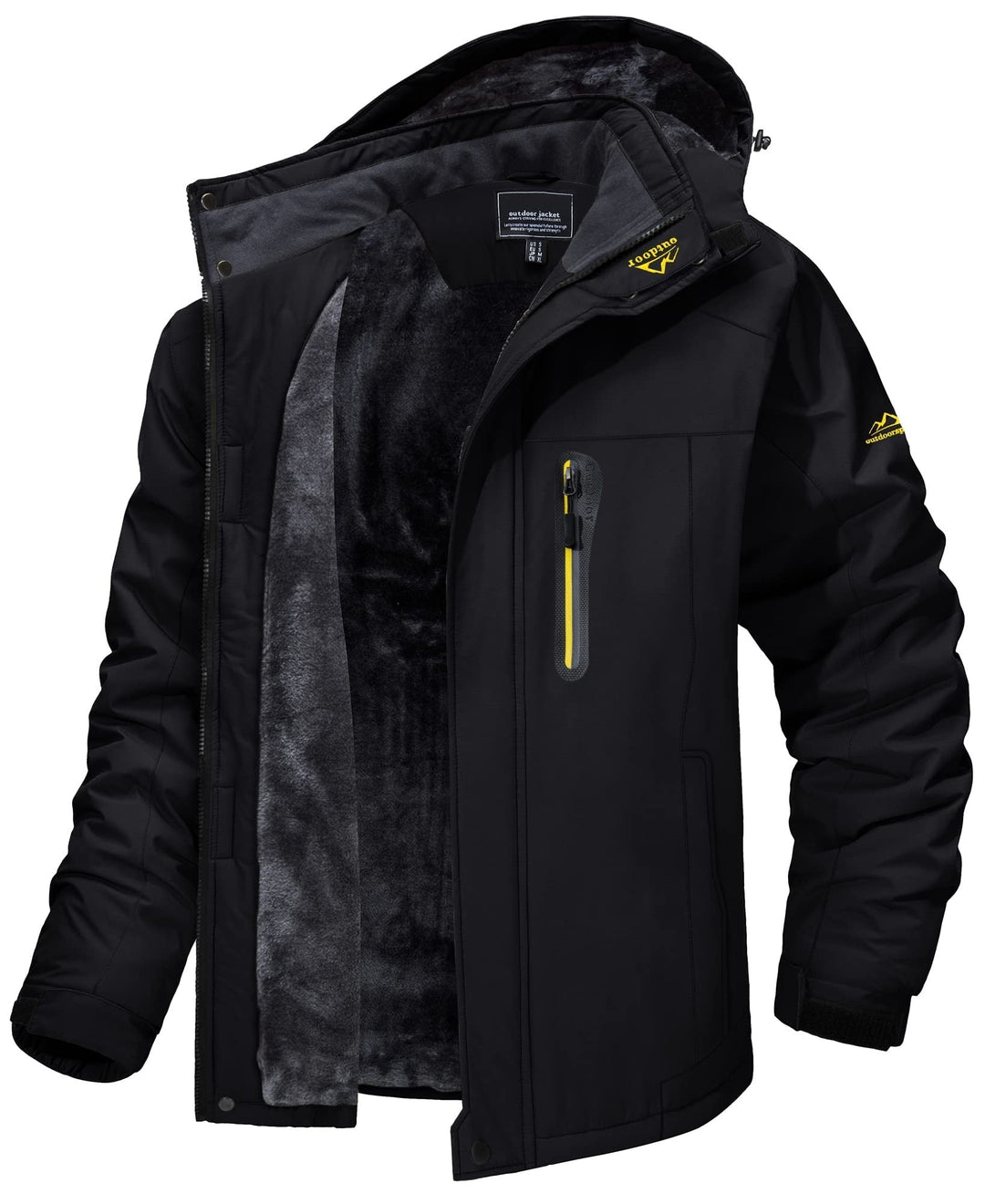 "Herren Outdoor Jacke in Armeegrün, wind- und wasserdicht, ideal für jedes Wetter, modernes Design, vielseitig einsetzbar"
