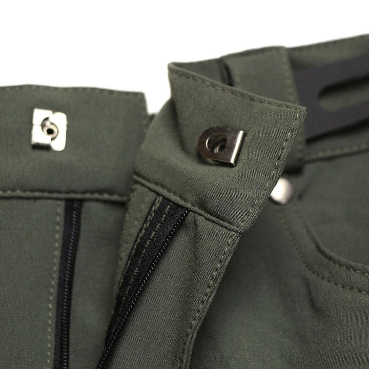 "Herren Outdoor Radhose, atmungsaktiv, elastischer Bund, Reißverschlusstaschen, ideal für Radfahren und Outdoor-Abenteuer."