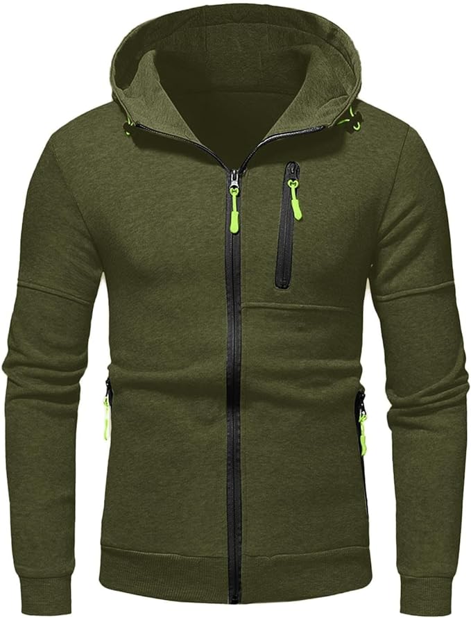 "Herren Outdoor Strickjacke, robustes Design, gestricktes Material, vielseitig und modern, ideal für kalte Tage und Outdoor"
