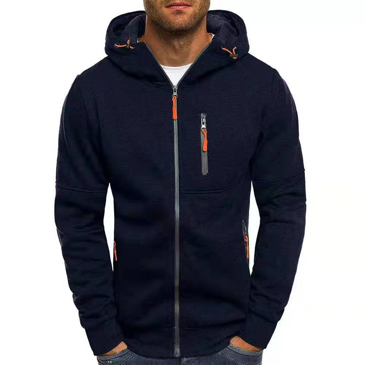 "Herren Outdoor Strickjacke, robustes Design, gestricktes Material, vielseitig und modern, ideal für kalte Tage und Outdoor"