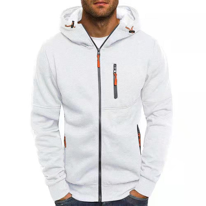 "Herren Outdoor Strickjacke, robustes Design, gestricktes Material, vielseitig und modern, ideal für kalte Tage und Outdoor"