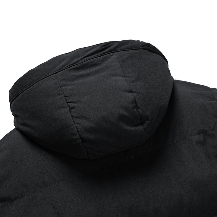 Herren Parka: langer, wasserdichter und wärmender Mantel, ideal für kalte Tage, stilvoll und vielseitig einsetzbar.