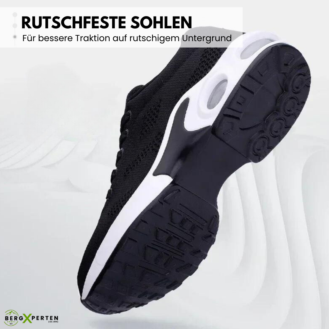 "Herren Schuhe mit ergonomischer Sohle, breitem Zehenraum, orthopädischem Design, flexibler Sohle und rutschfestem Halt."