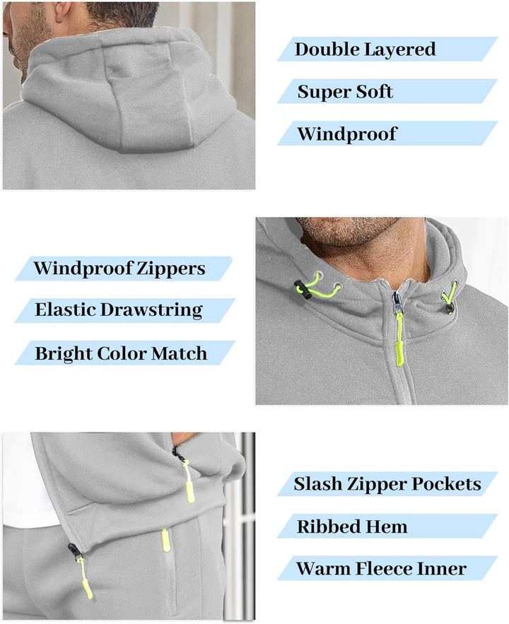 "Herren Slim-Fit-Trainingsanzug atmungsaktiv, dunkelblau, Vorderansicht, stilvoller Look, leichtes Material für Sport & Freiz