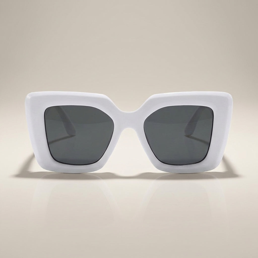 Women's Carlotta square fashion sunglasses, a chic accessory for sunny days.