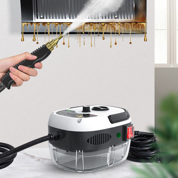 High-pressure steam cleaner for deep home cleaning & sanitizing. 6 settings for versatile, chemical-free results.