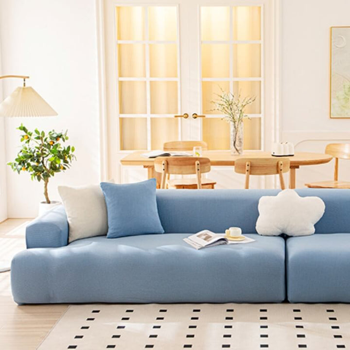"Hochelastischer, wasserdichter Sofaschutz in Beige, kratzfest und anpassbar für perfekten Schutz und stilvolles Design"