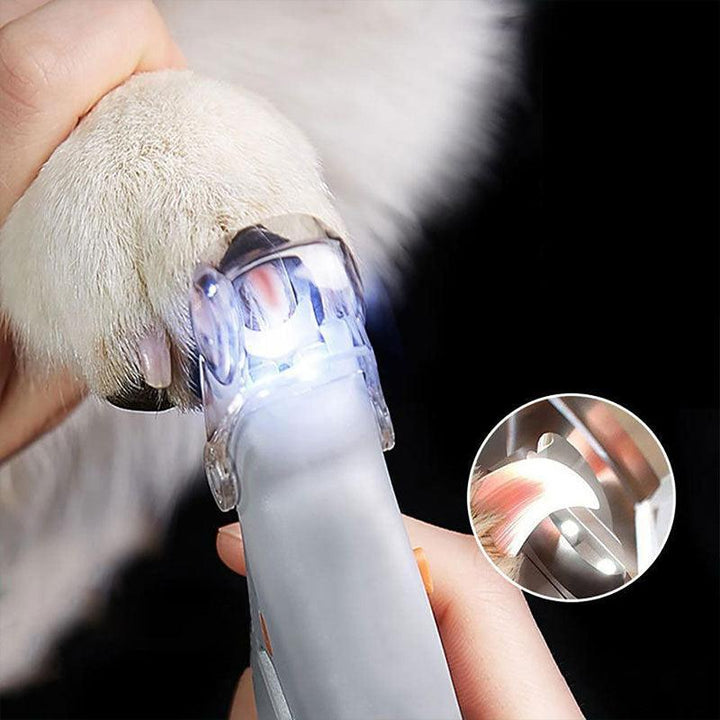 "Hund Nagelknipser mit Schnellsensor, ergonomisches Design, Edelstahl, sicher und schmerzfrei, für präzise Krallenpflege"
