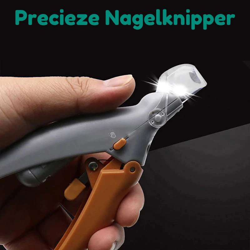 "Hund Nagelknipser mit Schnellsensor, ergonomisches Design, Edelstahl, sicher und schmerzfrei, für präzise Krallenpflege"