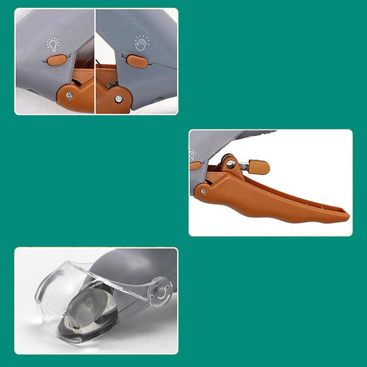 "Hundenagelknipser mit präzisen Sensoren, ergonomischem Griff und Edelstahlklingen, sicher für Haustiere."