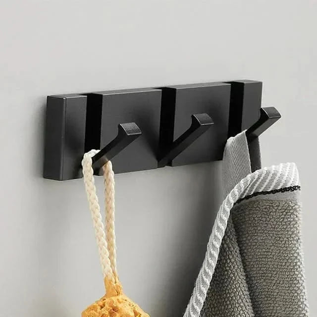 Maximize space with this modern folding wall hook. Perfect for small homes, entryway, or bathroom.