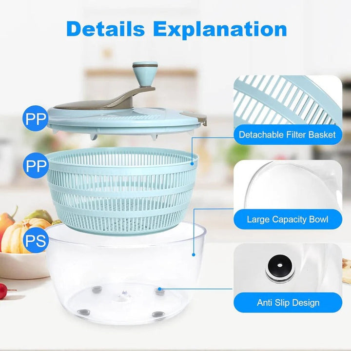 Keep your produce fresh and dry with this vegetable spinner, a must-have for healthy meals.