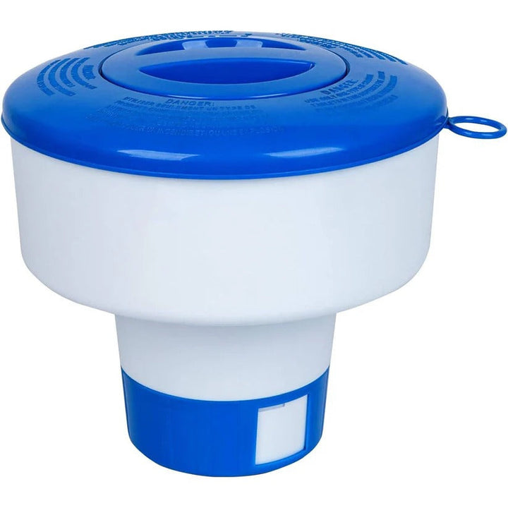 Adjustable bromine dispenser for pools. A reliable spa accessory for clear, healthy water.