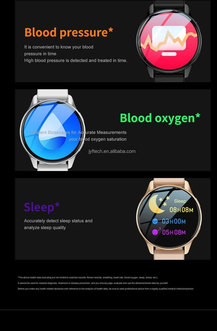 Smartwatch Fitness Tracker - Blutdruck & Blutsauerstoff