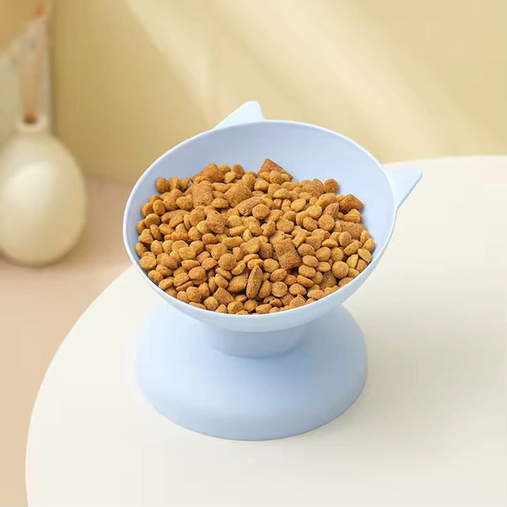 Ergonomic Elevated Pet Bowl for Cats & Small Dogs
