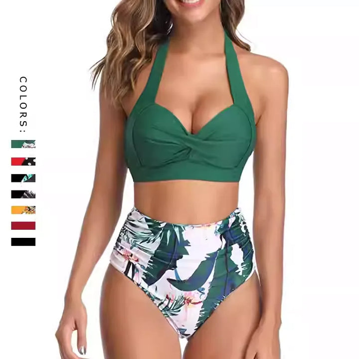 Bikini Set mit hoher Taille