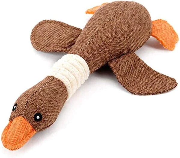 Organic indestructible dog toy, triple-stitched for aggressive chewers