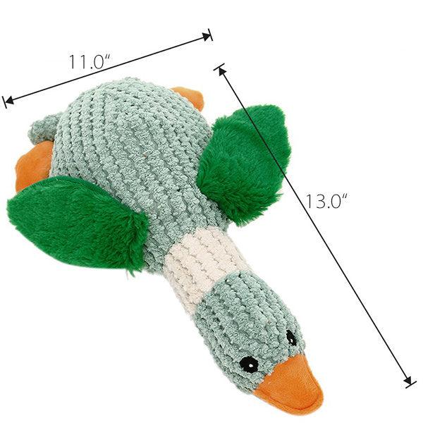 Heavy chewer goose dog toy, designed for maximum durability and dental health.