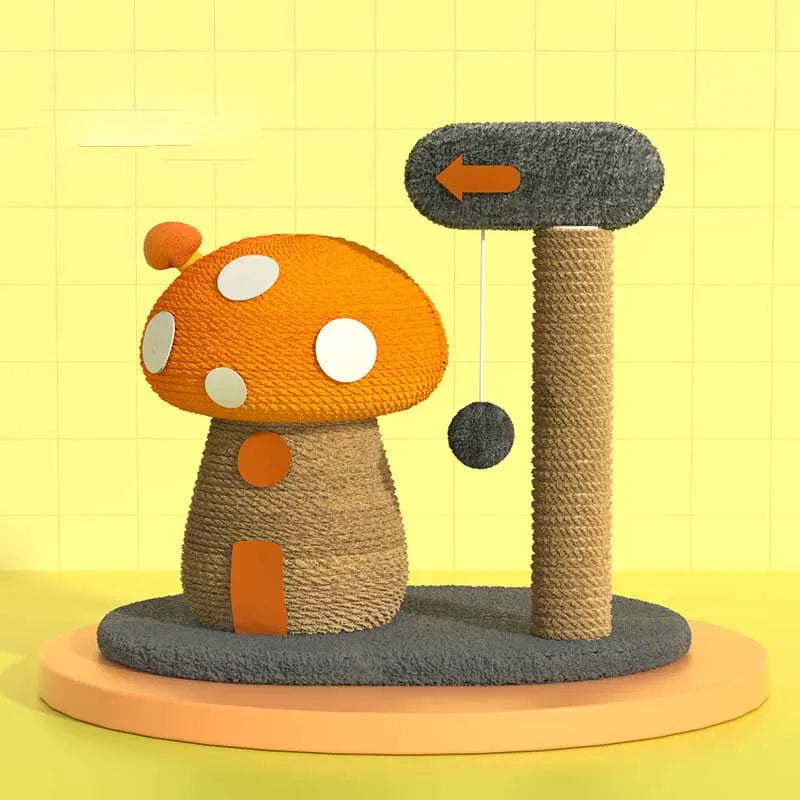 Pet supplies: modern interactive cat scratching post for active play and claw health
