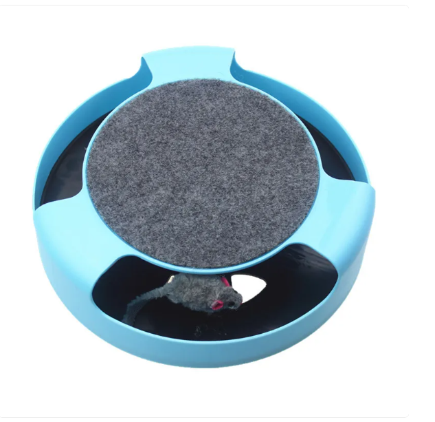 Cat supplies: a vibrant interactive mouse toy providing endless fun and mental challenges for felines.