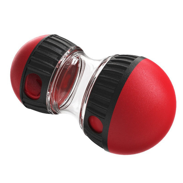 Dog treat dispenser toy, an interactive puzzle for slow feeding, mental stimulation, and chew-resistant active play