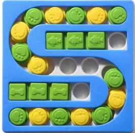Interactive pet puzzle feeder for mental stimulation, treat dispensing dog toy