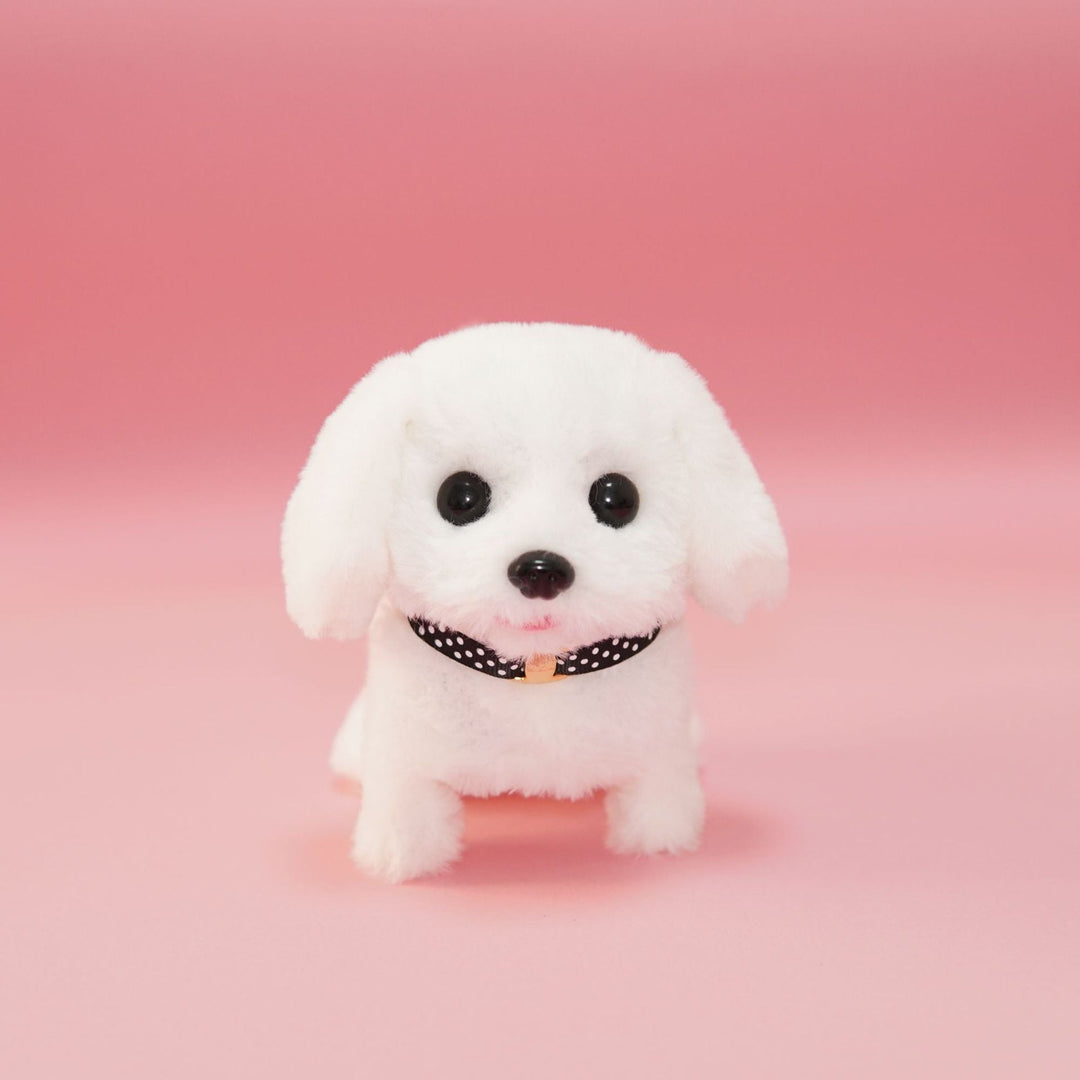 Interactive robot puppy toy for kids, lifelike dog with realistic movements, electronic pet