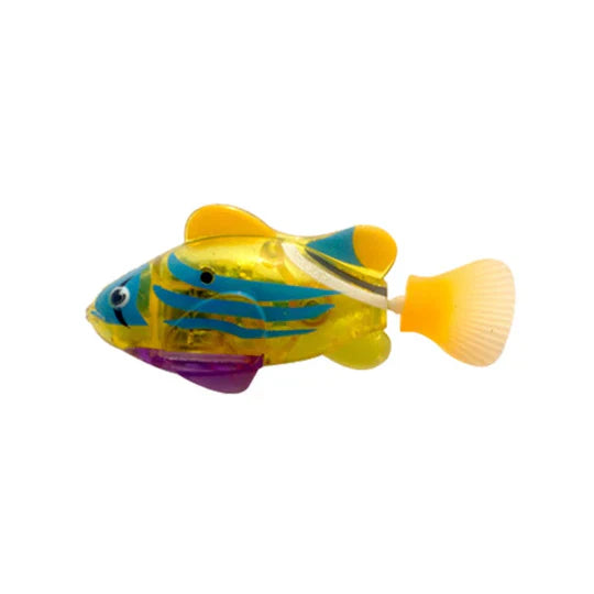 Durable swimming fish pet toy, ideal for engaging cats and dogs in water play