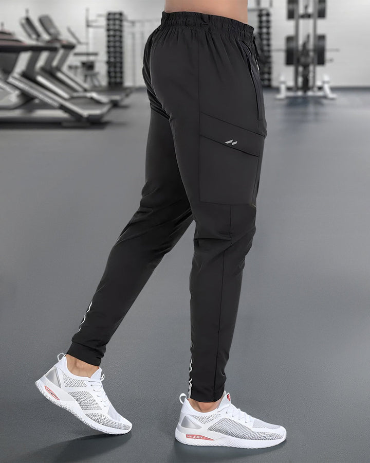 Performance Valenza joggers for men, quick-dry, stretch, ideal for gym, running, or lounge.
