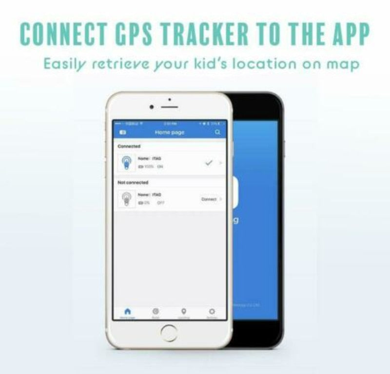 Kompakter Mini GPS-Tracker für Kinder, Haustiere; erhältlich in Blau, Grün, Rosa, Schwarz; bietet diskrete Sicherheit.
