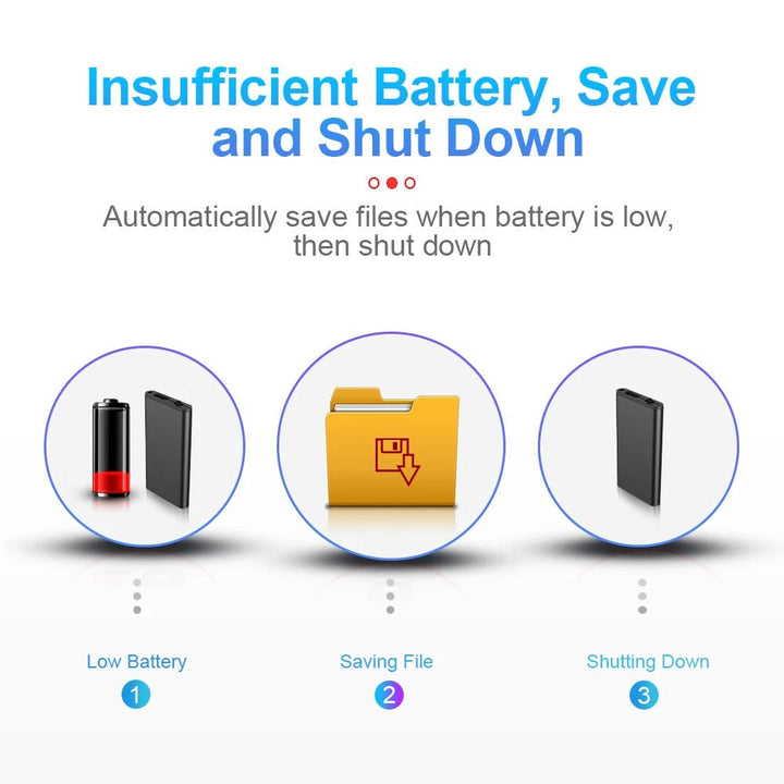 "Kompaktes Mini Diktiergerät, tragbares Spionage-Audioaufzeichnungsgerät mit schlankem Design für diskrete Aufnahmen."